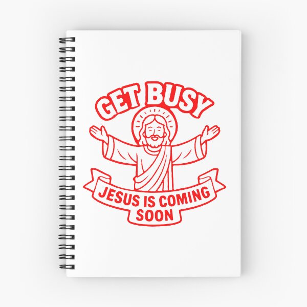 Item preview, Get Busy Jesus Is Coming Soon designed and sold by plushism.