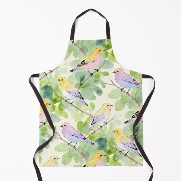 Item preview, Colorful Goldfinch Watercolor Pattern designed and sold by wissal.studio.