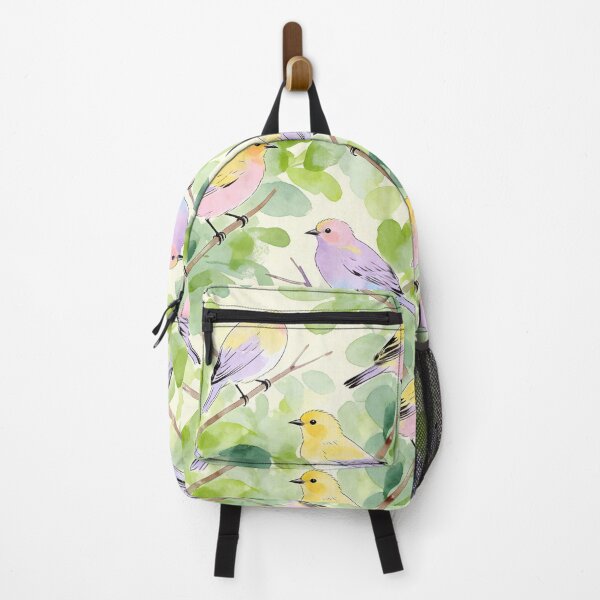 Item preview, Colorful Goldfinch Watercolor Pattern designed and sold by wissal.studio.