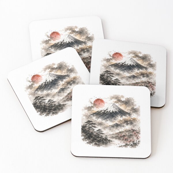 Item preview, MOUNT FUJI AT SUNRISE - Dawn of Japan designed and sold by KOSHIN-NO-KAZE.