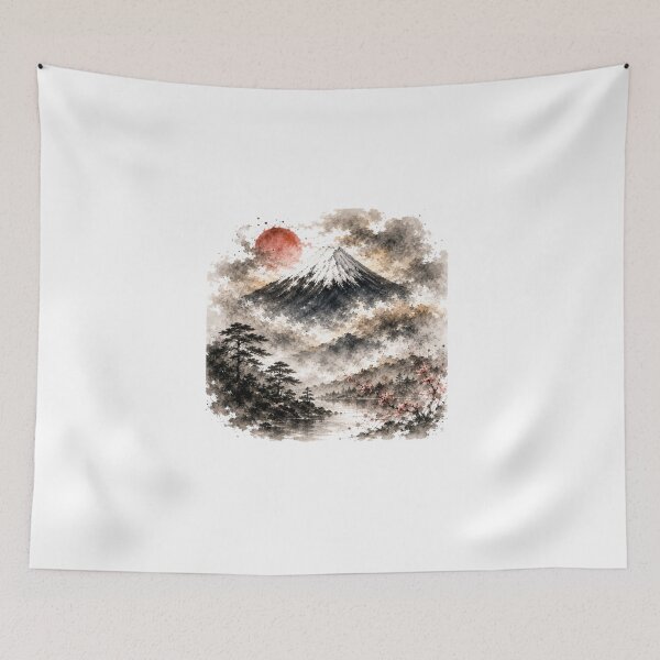 Item preview, MOUNT FUJI AT SUNRISE - Dawn of Japan designed and sold by KOSHIN-NO-KAZE.
