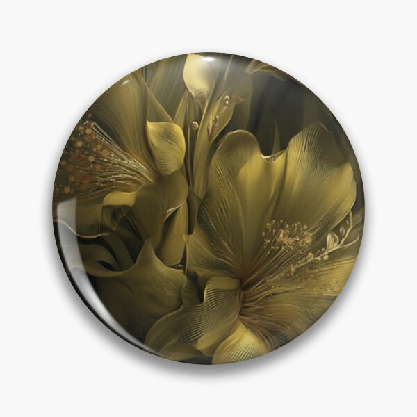 Item preview, Luxurious Botanical Art - Golden Botanical Symphony - Elegant Luxury Floral Art designed and sold by MiraLumeStudio.