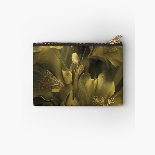 Item preview, Luxurious Botanical Art - Golden Botanical Symphony - Elegant Luxury Floral Art designed and sold by MiraLumeStudio.