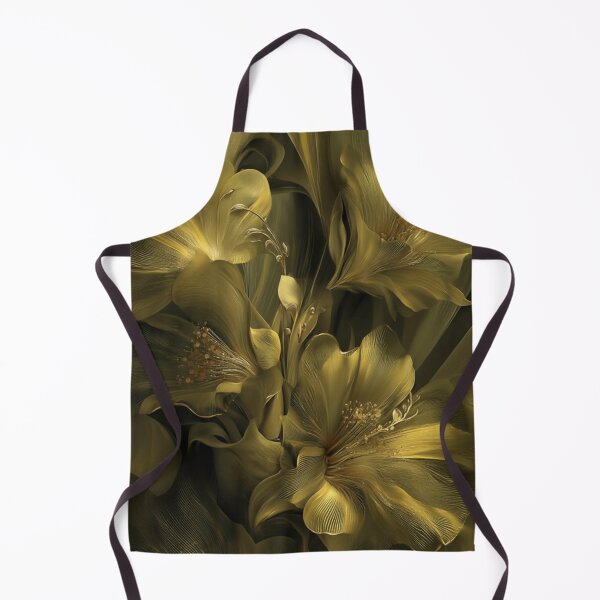 Item preview, Luxurious Botanical Art - Golden Botanical Symphony - Elegant Luxury Floral Art designed and sold by MiraLumeStudio.