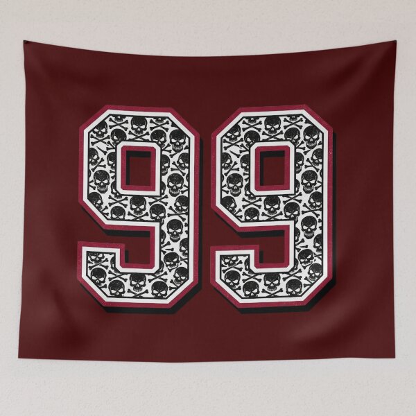 Item preview, Oldskull Number Collection #99: Oldskull Skulls Pattern Number 99 Varsity designed and sold by NO BEAVER NO PUNK.