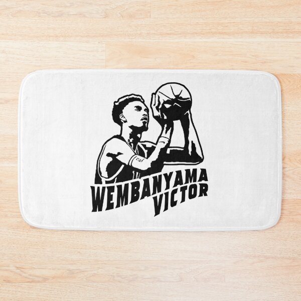 Item preview, Victor Wembanyama Black and White Silhouette Graphic Tee | Basketball Streetwear Design designed and sold by Zigmak.
