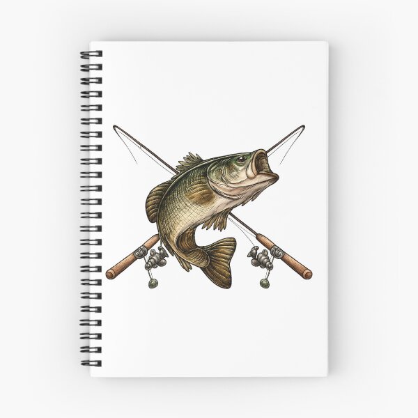 Item preview, Fisherman Art for Bass Fishing Lovers designed and sold by Art Beyond The Brush.