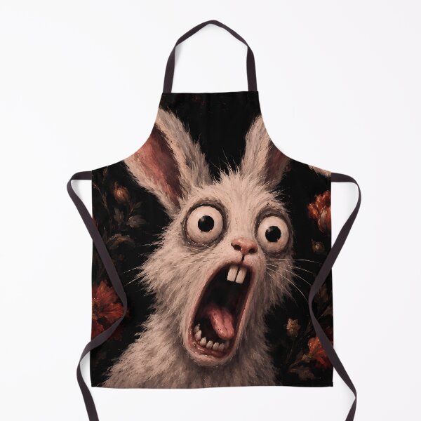 Item preview, Crazy Screaming Rabbit Horror Art designed and sold by VitSArt.