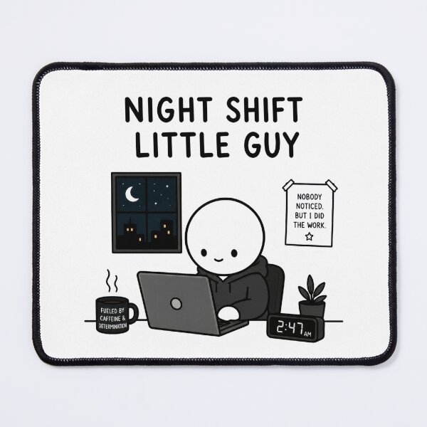 Item preview, Night Shift Little Guy designed and sold by INVITOARTE.
