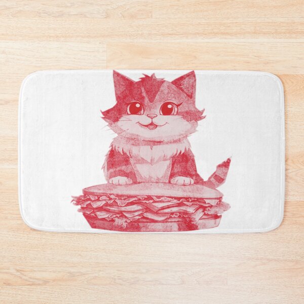 Artikelvorschau, Katze mit Sandwich entworfen und verkauft von kinpirks.