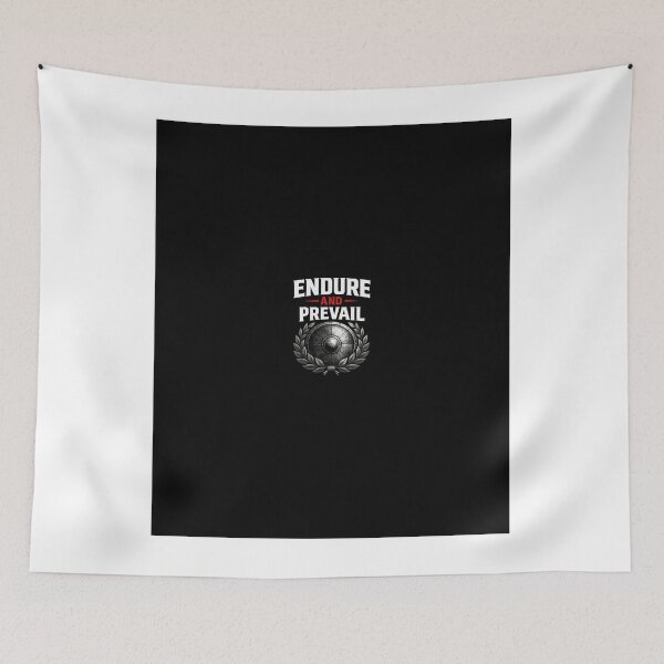 Item preview, Endure And Prevail Warrior Motivation Design designed and sold by IronDiscipline90.
