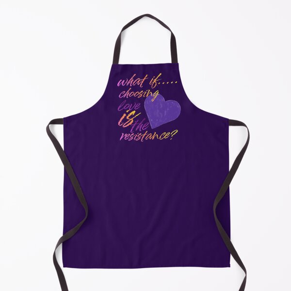 Item preview, Love is the resistance purple heart designed and sold by making it groovy. .