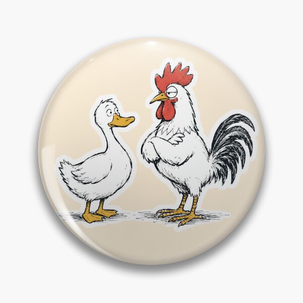 Item preview, Friends TV Show Chick and Duck Fan Art | Joey and Chandler Pet Duo Retro Funny Sitcom designed and sold by TheStephanieRome.