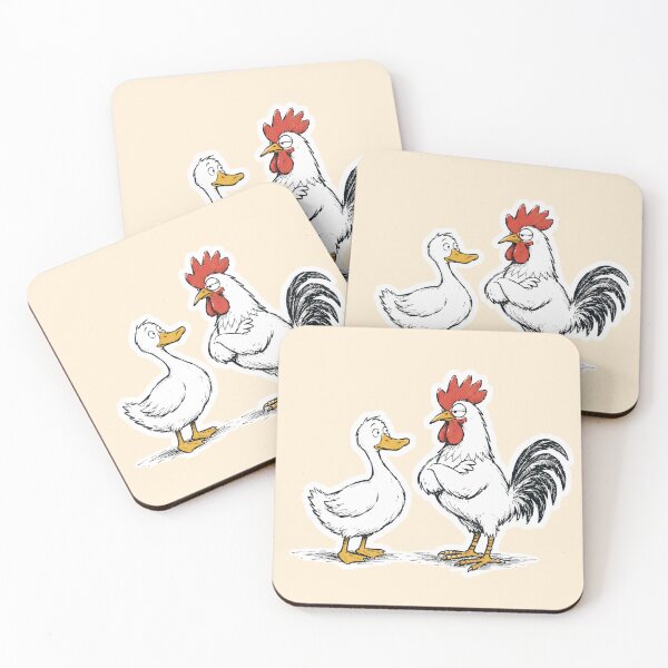 Item preview, Friends TV Show Chick and Duck Fan Art | Joey and Chandler Pet Duo Retro Funny Sitcom designed and sold by TheStephanieRome.