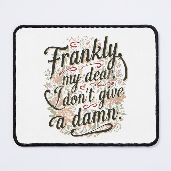 Item preview, Frankly, my dear, I don't give a damn. designed and sold by whatthefoxsays.