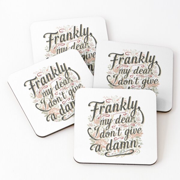 Item preview, Frankly, my dear, I don't give a damn. designed and sold by whatthefoxsays.