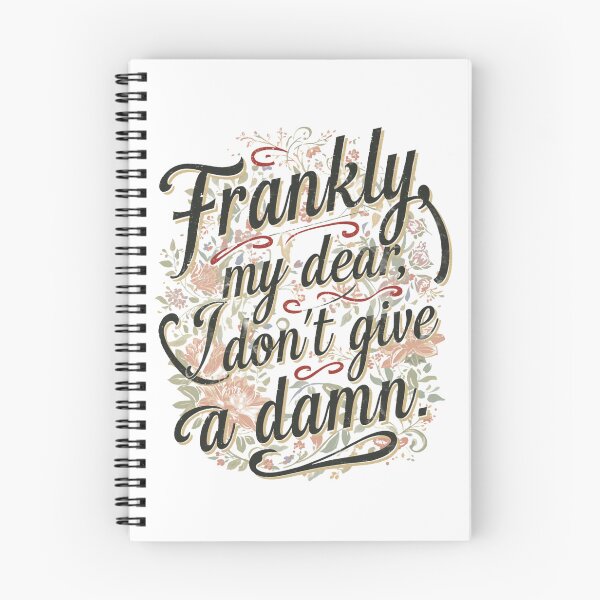 Item preview, Frankly, my dear, I don't give a damn. designed and sold by whatthefoxsays.