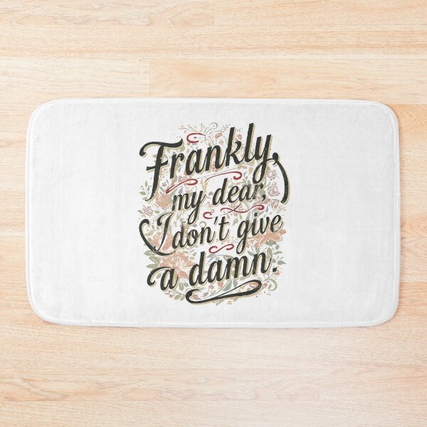 Item preview, Frankly, my dear, I don't give a damn. designed and sold by whatthefoxsays.