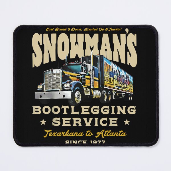 Item preview, Snowmans Bootlegging Service Vintage Trucking Movie Quote Texarkana To Atlanta Graphic designed and sold by NgumohaLanke.