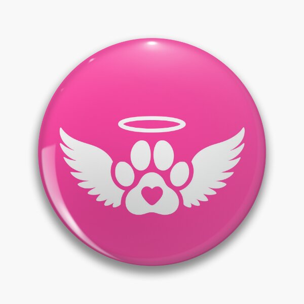 Item preview, Angel Wings Paw Print Memorial designed and sold by Corvoria.