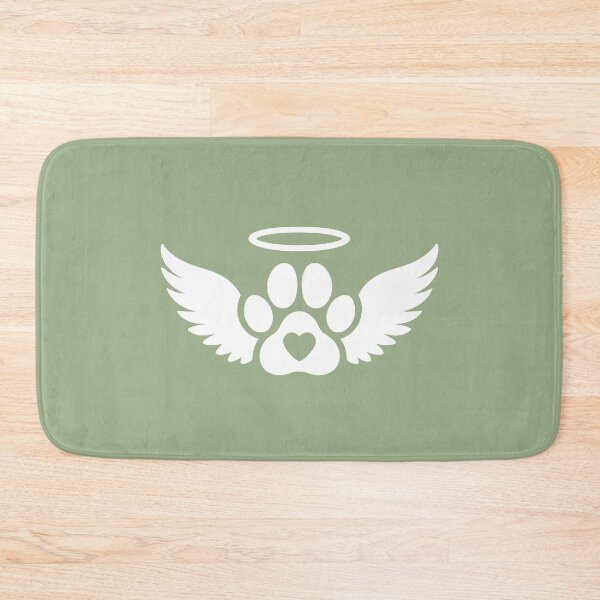 Item preview, Angel Wings Paw Print Memorial designed and sold by Corvoria.