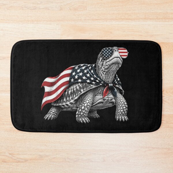 Item preview, American Flag Cape Turtle Patriotic US Soldier Memorial Day Animal Art designed and sold by PhocoNibict.