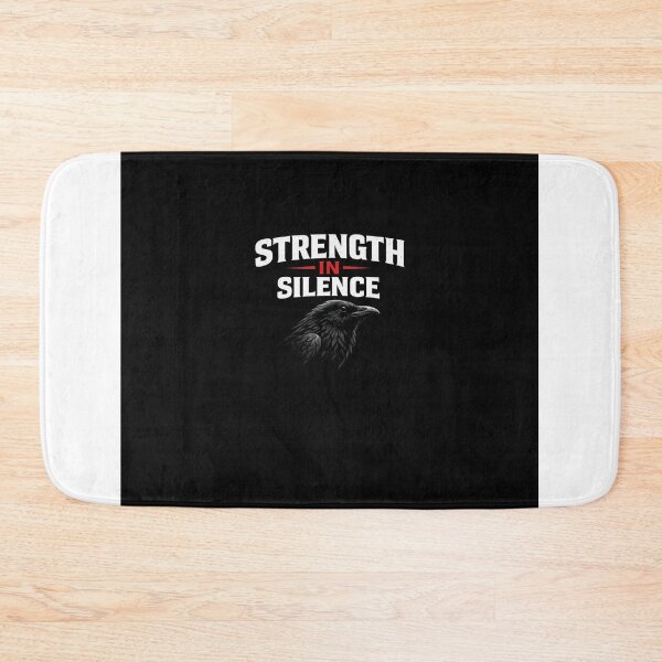 Item preview, Strength In Silence Stoic Motivation Design designed and sold by Wild Horizon Studio.