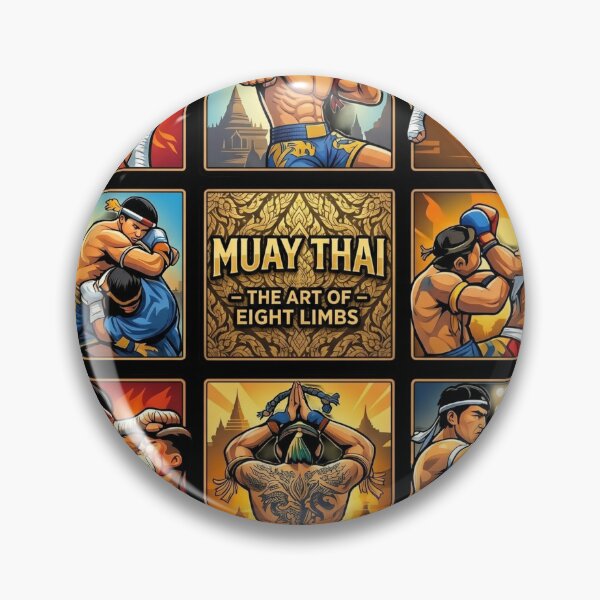 Item preview, Muay Thai The Art of Eight Limbs Pop Art T-Shirt designed and sold by redsharkuk.