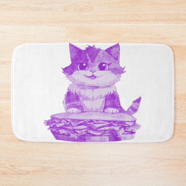 Artikelvorschau, Katze mit Sandwich entworfen und verkauft von kinpirks.