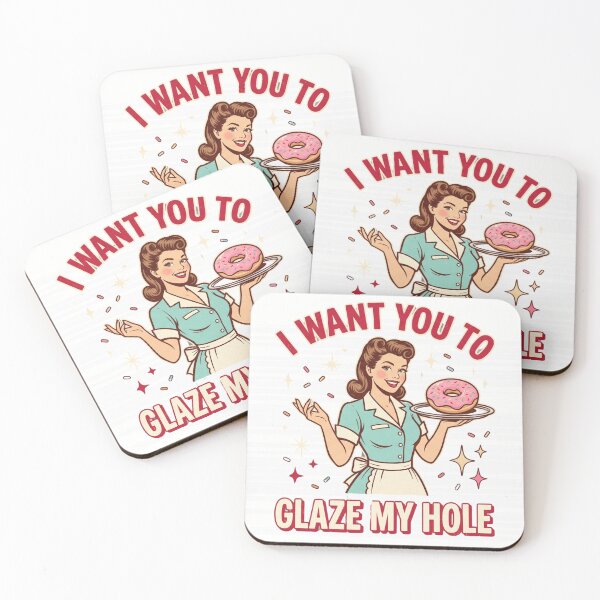 Item preview, I Want You To Glaze My Hole | Pin-Up Bakery Girl Edition designed and sold by AMICO77.