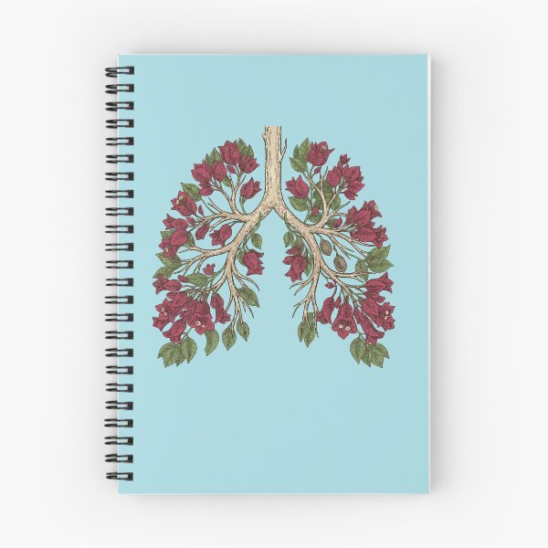 Item preview, Botanical Lungs Floral Respiratory System Art designed and sold by d247.