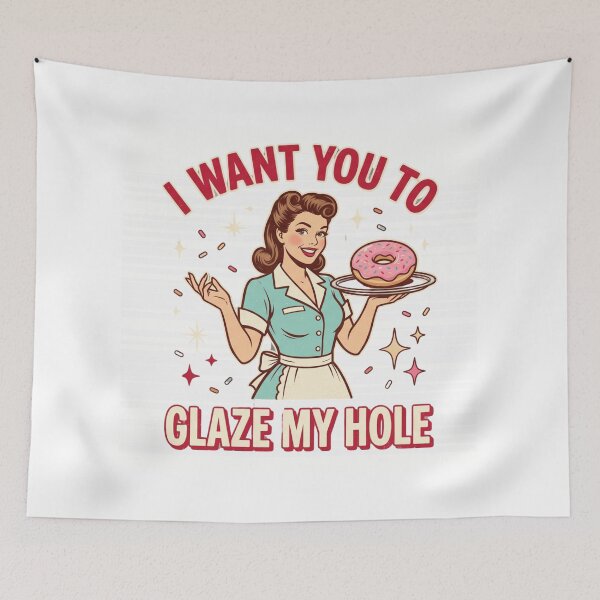Item preview, I Want You To Glaze My Hole | Pin-Up Bakery Girl Edition designed and sold by AMICO77.