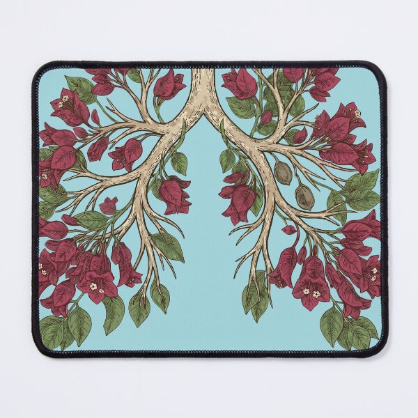 Item preview, Botanical Lungs Floral Respiratory System Art designed and sold by d247.