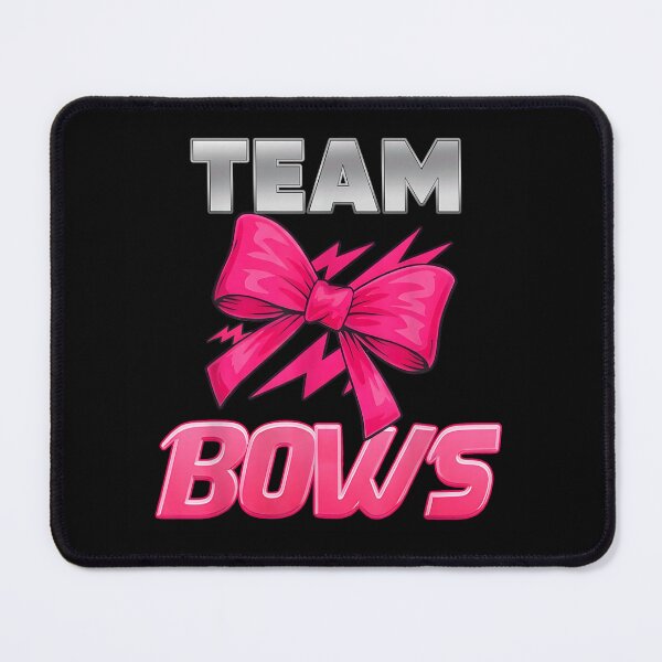 Item preview, Cute Team Bows Coquette Aesthetic Pink Ribbons Cheerleading Sports Design designed and sold by PhocoNibict.