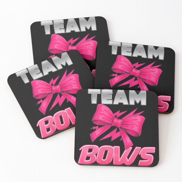 Item preview, Cute Team Bows Coquette Aesthetic Pink Ribbons Cheerleading Sports Design designed and sold by PhocoNibict.