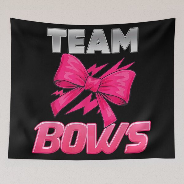 Item preview, Cute Team Bows Coquette Aesthetic Pink Ribbons Cheerleading Sports Design designed and sold by PhocoNibict.