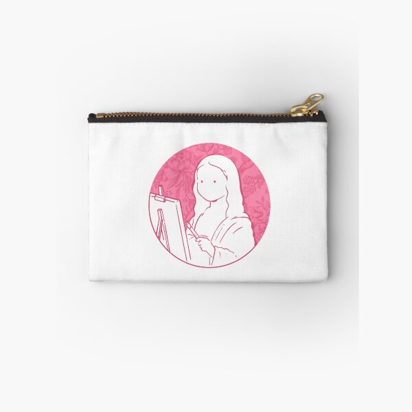 Item preview, Mona Lisa Cute Illustration In Pink designed and sold by FarieArt.