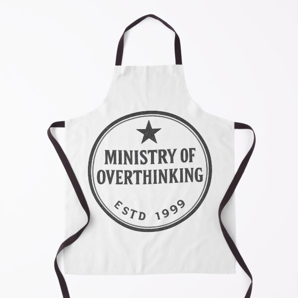 Item preview, Ministry of Overthinking ESTD 1999 Vintage Stamp Logo designed and sold by Oddifys.