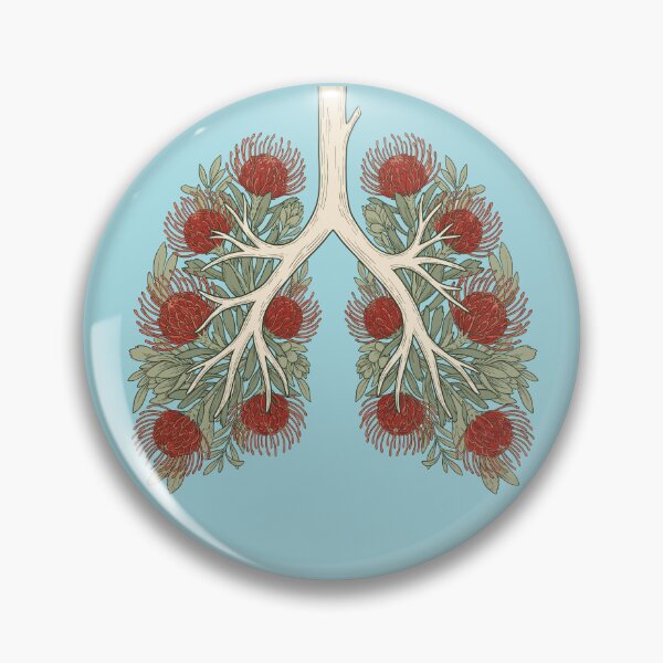 Item preview, Protea Flower Lungs Botanical Respiratory System designed and sold by d247.