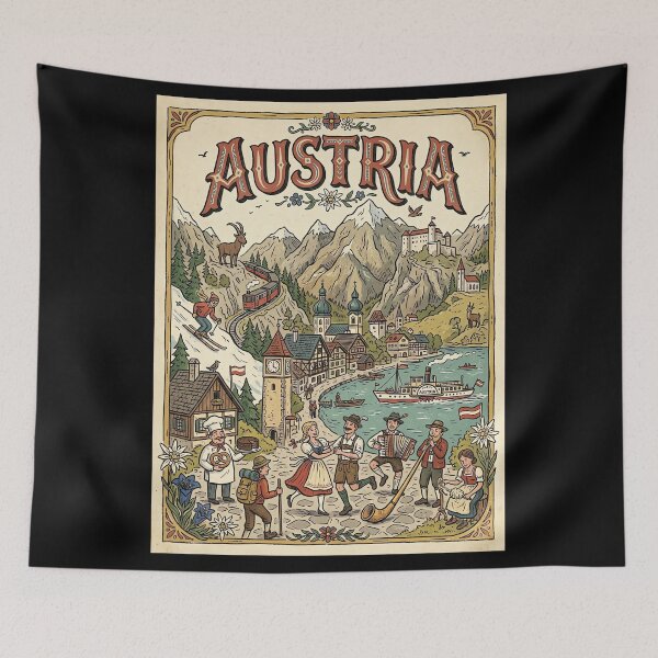 Item preview, Retro Austria designed and sold by civomgon.