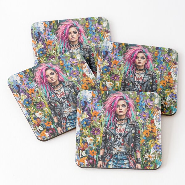 Item preview, Beautiful woman in punk style designed and sold by PP&RAINBOW SHOP.