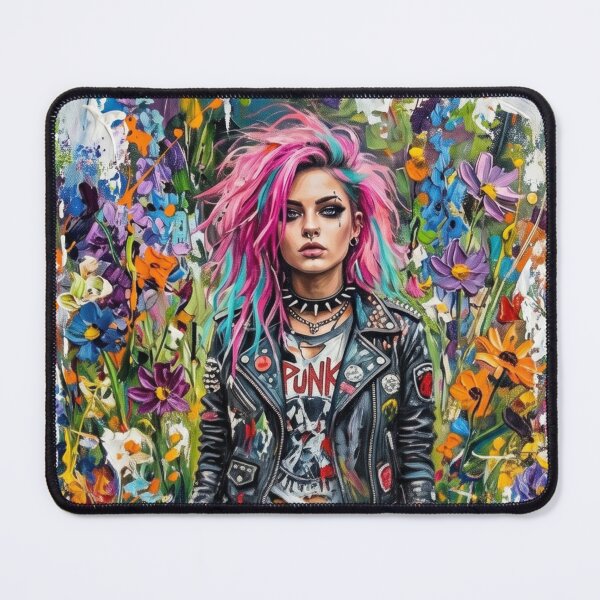 Item preview, Beautiful woman in punk style designed and sold by PP&RAINBOW SHOP.