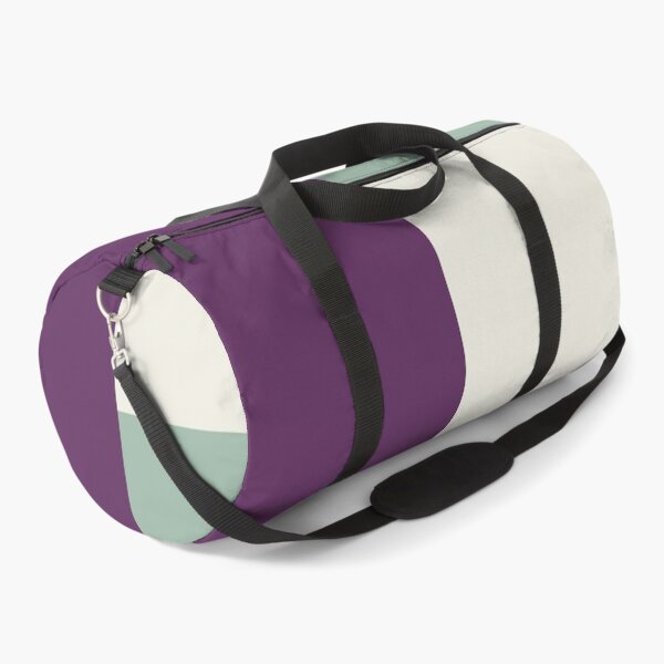 Item preview, AUBERGINE PURPLE, MUTED GREEN and CREAM 3 CHECKERS designed and sold by RachelMacht.