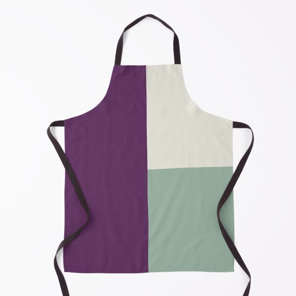 Item preview, AUBERGINE PURPLE, MUTED GREEN and CREAM 3 CHECKERS designed and sold by RachelMacht.