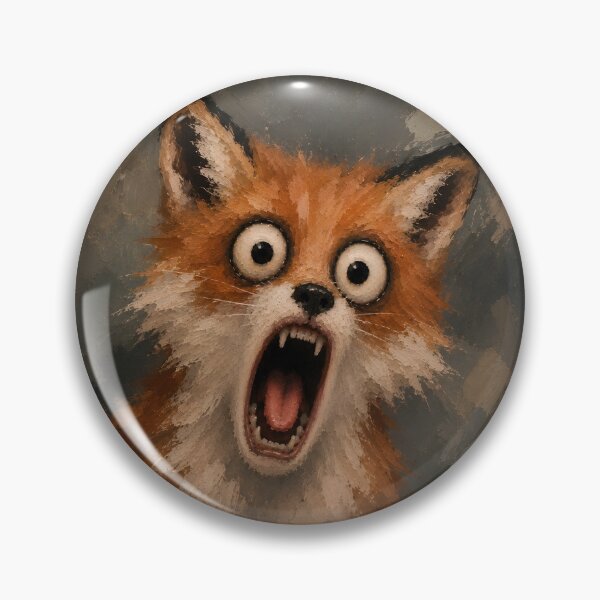Item preview, Crazy Screaming Fox Horror Art designed and sold by VitSArt.