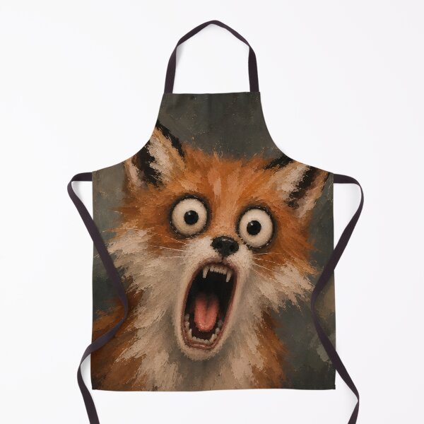 Item preview, Crazy Screaming Fox Horror Art designed and sold by VitSArt.