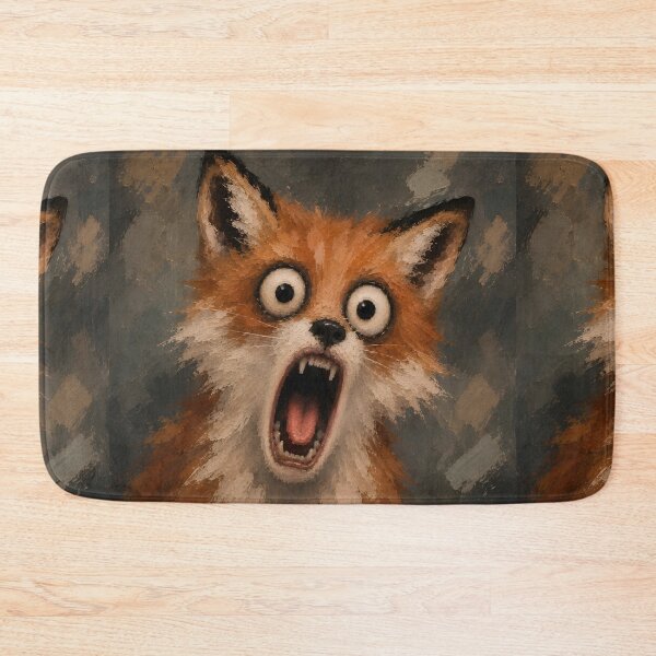 Item preview, Crazy Screaming Fox Horror Art designed and sold by VitSArt.