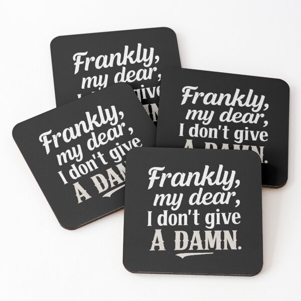 Item preview, Frankly, my dear, I don't give a damn. designed and sold by whatthefoxsays.