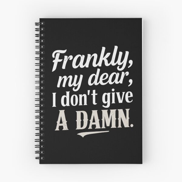 Item preview, Frankly, my dear, I don't give a damn. designed and sold by whatthefoxsays.