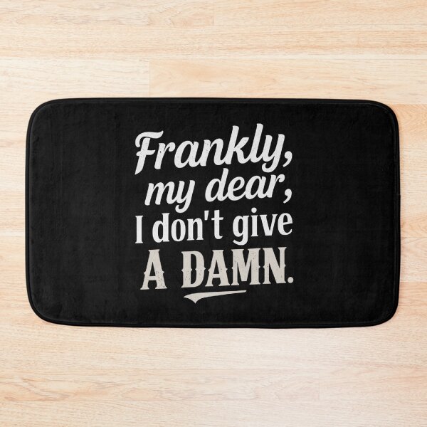 Item preview, Frankly, my dear, I don't give a damn. designed and sold by whatthefoxsays.